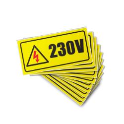 indicatoare  avertizare  230v - set 10 buc