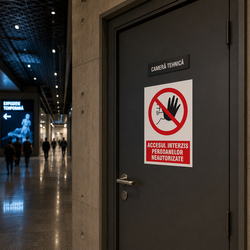semn accesul interzis persoanelor neautorizate